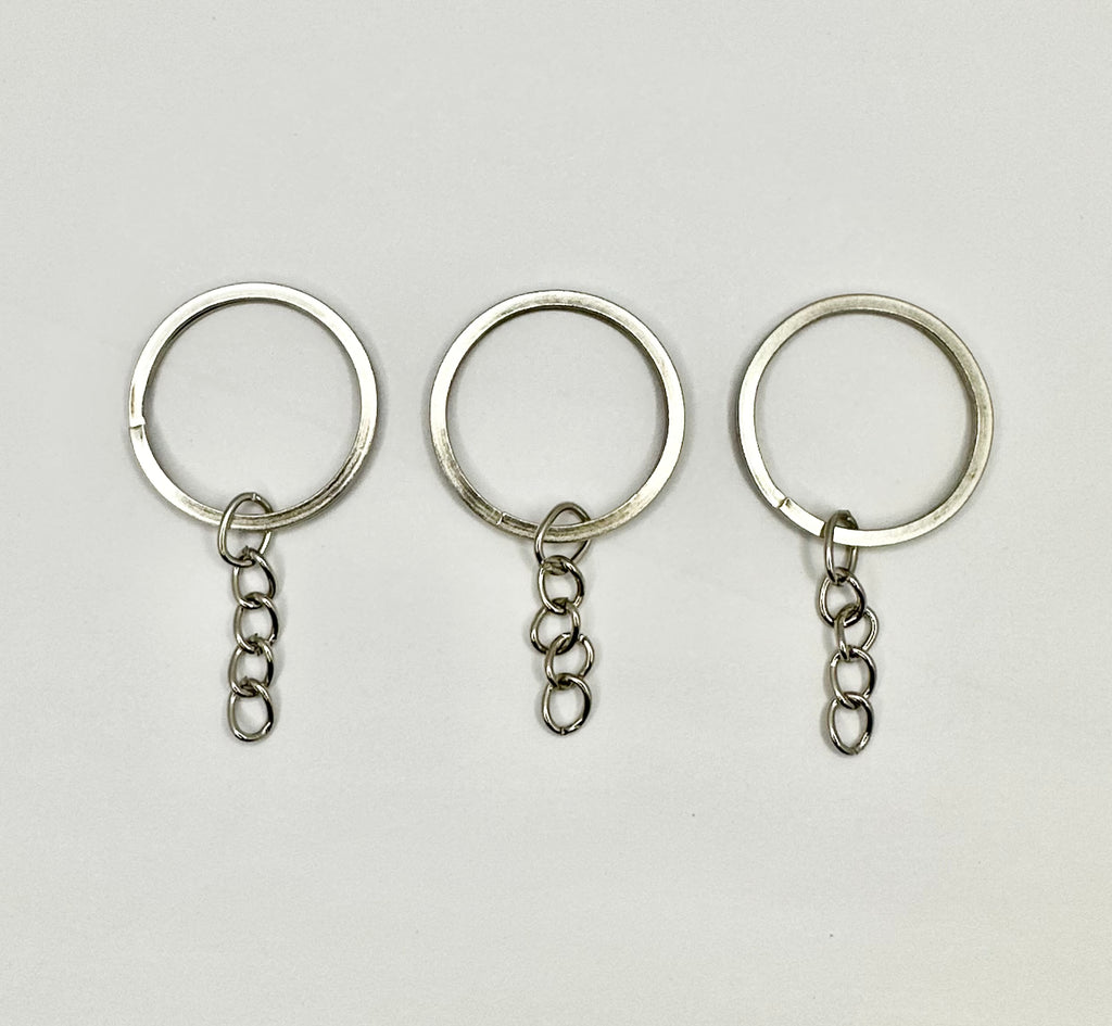 Round Keyrings - 25 pcs