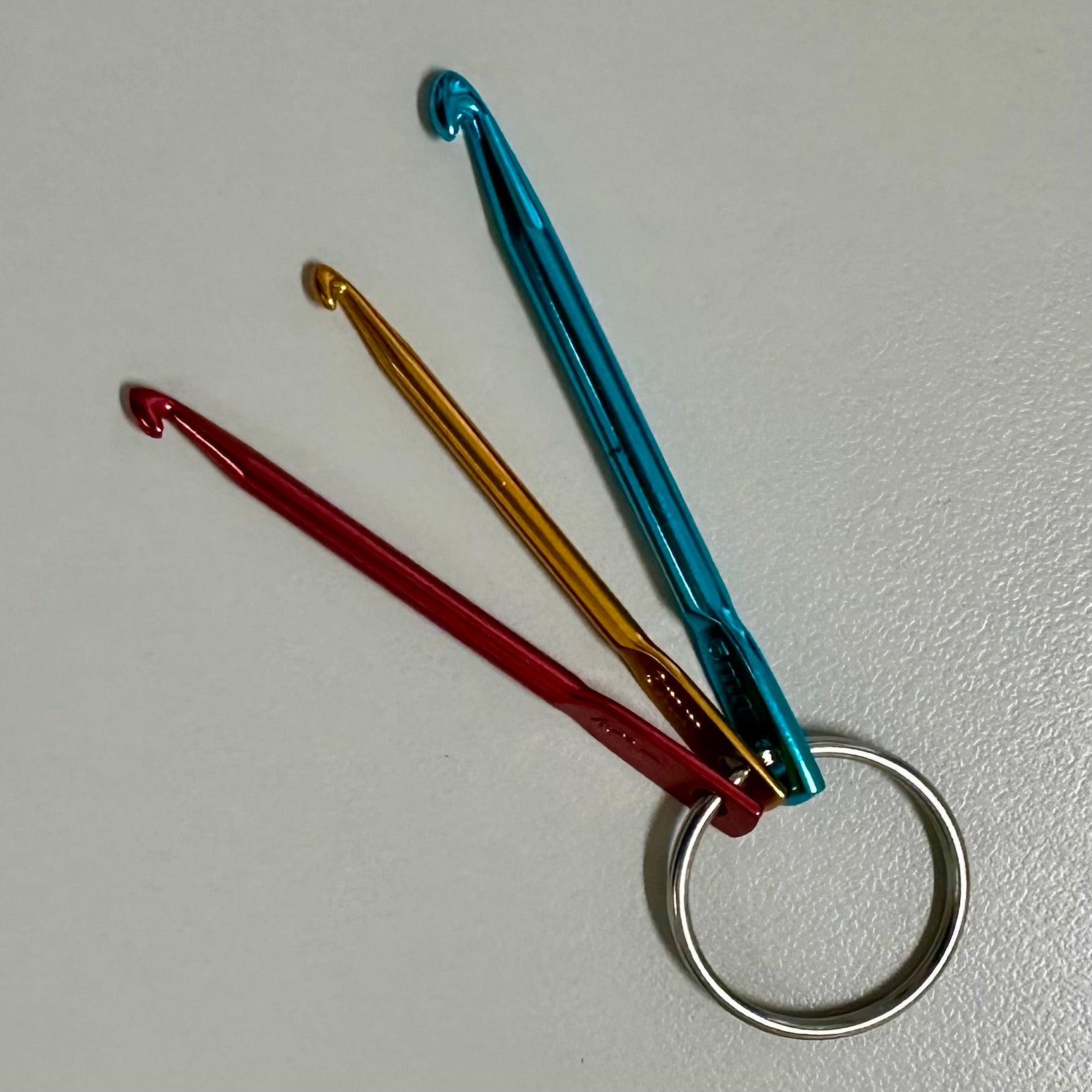 CROCHET HOOK KEYCHAIN