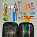 KOPHIRE 100 PCS CROCHET ESSENTIALS TOOL KIT